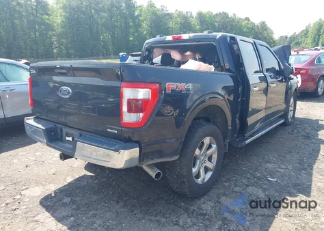 2022 Ford F-150 Lariat z USA, uszkodzony, nr VIN 1FTFW1E83NFC07919